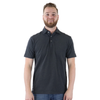 48-Hour Zusa Men's Black Heather Peachy Polo