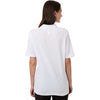 Harriton Women's White Maverick CVC Pique Polo