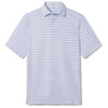 Straight Down Men's Powder Quintero Stripe Polo