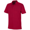 Harriton Men's Red Valiant Cotton Snag Protect Polo