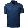 Cutter & Buck Men's Liberty Navy Pike Polo Double Dot Print