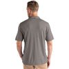 Cutter & Buck Men's Elemental Grey Coastline Epic Comfort Eco Recycled Polo