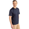 Cutter & Buck Men's Navy Blue Coastline Epic Comfort Recycled Short Sleeve Tee