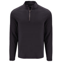 Cutter & Buck Men's Black Coastline Epic Comfort Recycled Quarter Zip