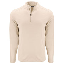 Cutter & Buck Men's Wheat Coastline Epic Comfort Recycled Quarter Zip