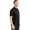 Cutter & Buck Men's Black Advantage Refresh Epic Confidence Recycled Tri-Blend Pique Polo