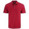 Cutter & Buck Men's Cardinal Red Advantage Refresh Epic Confidence Recycled Tri-Blend Pique Polo