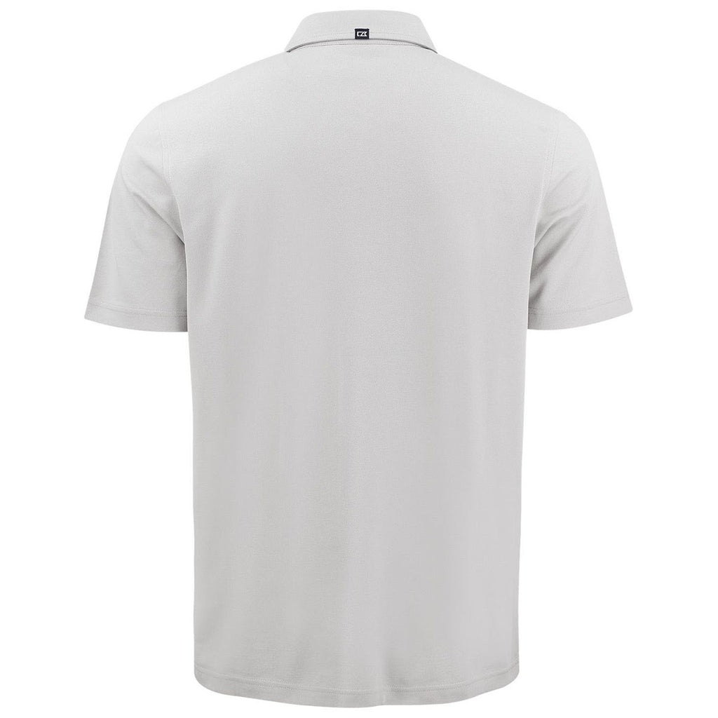 Cutter & Buck Men's Concrete Advantage Refresh Epic Confidence Recycled Tri-Blend Pique Polo