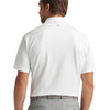 Peter Millar Men's White Solid Performance Jersey Polo