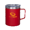 Primeline Red 12 oz. Vacuum Insulated Coffee Mug with Handle
