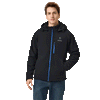 Ororo Men's Black Paragon Classic Heated Jacket 2.0 - Blue Zipper
