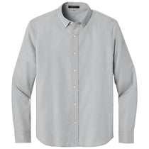 Mercer+Mettle Men's Gusty Grey Long Sleeve Modern Oxford Shirt