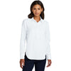 Mercer+Mettle Women's White Long Sleeve Modern Oxford Shirt