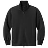 Mercer+Mettle Women's Deep Black Soft Spacer Full-Zip