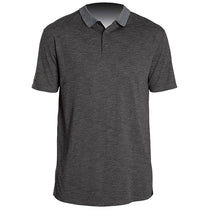 ANETIK Men's Charcoal Heathered Transit Tech Polo