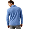 Clique Men's Royal Blue Heather Dash Recycled Quarter Zip Pullover