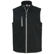 Clique Men's Black Telemark Eco Stretch Softshell Vest