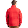 Clique Men's Red Elevation Eco Full Zip Puffer Jacket