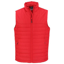 Clique Men's Red Elevation Eco Full Zip Puffer Vest