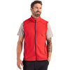 Clique Men's Red Powder Recycled Fleece Vest