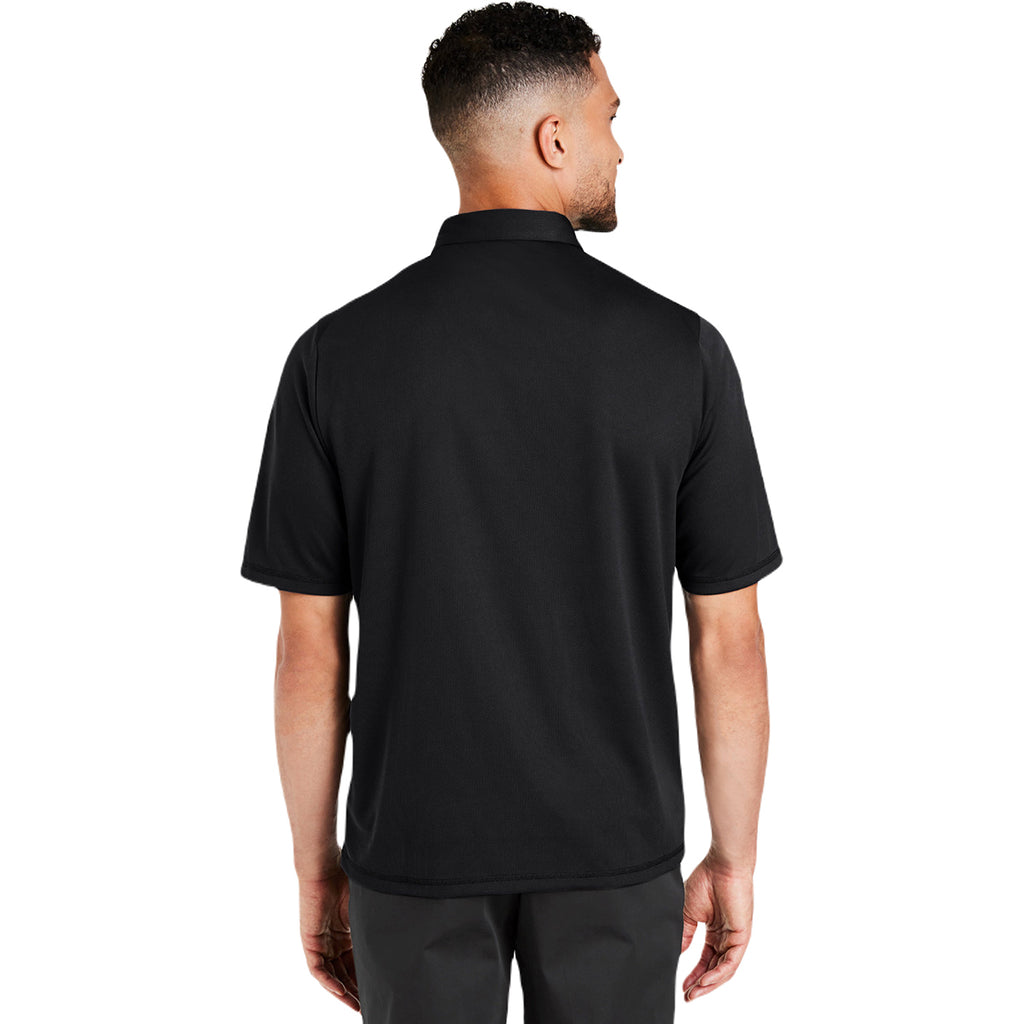 North End Men's Black Revive Coolcore Polo