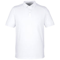 North End Men's White Express Tech Performance Polo