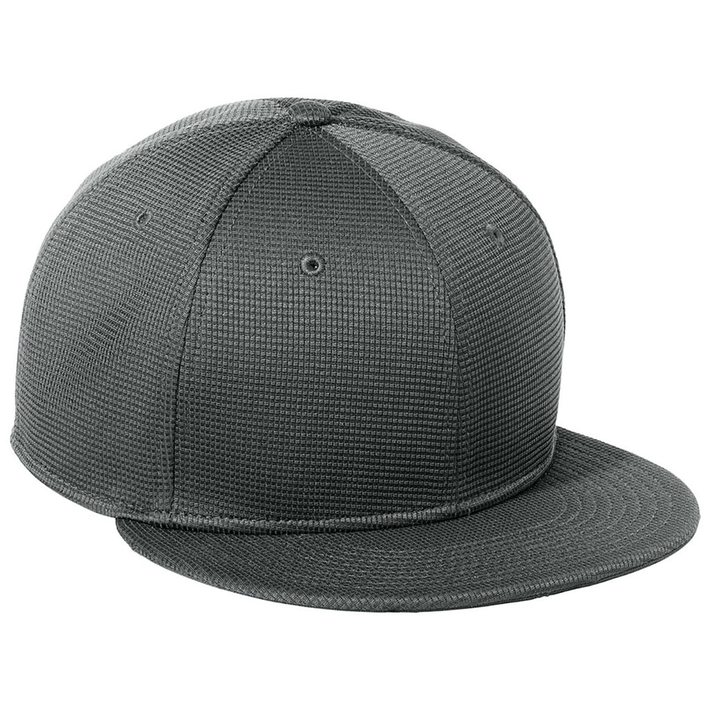 New Era Charcoal Pivot Flat Bill Snapback Cap