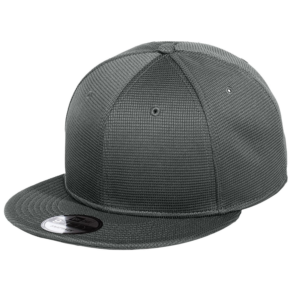 New Era Charcoal Pivot Flat Bill Snapback Cap