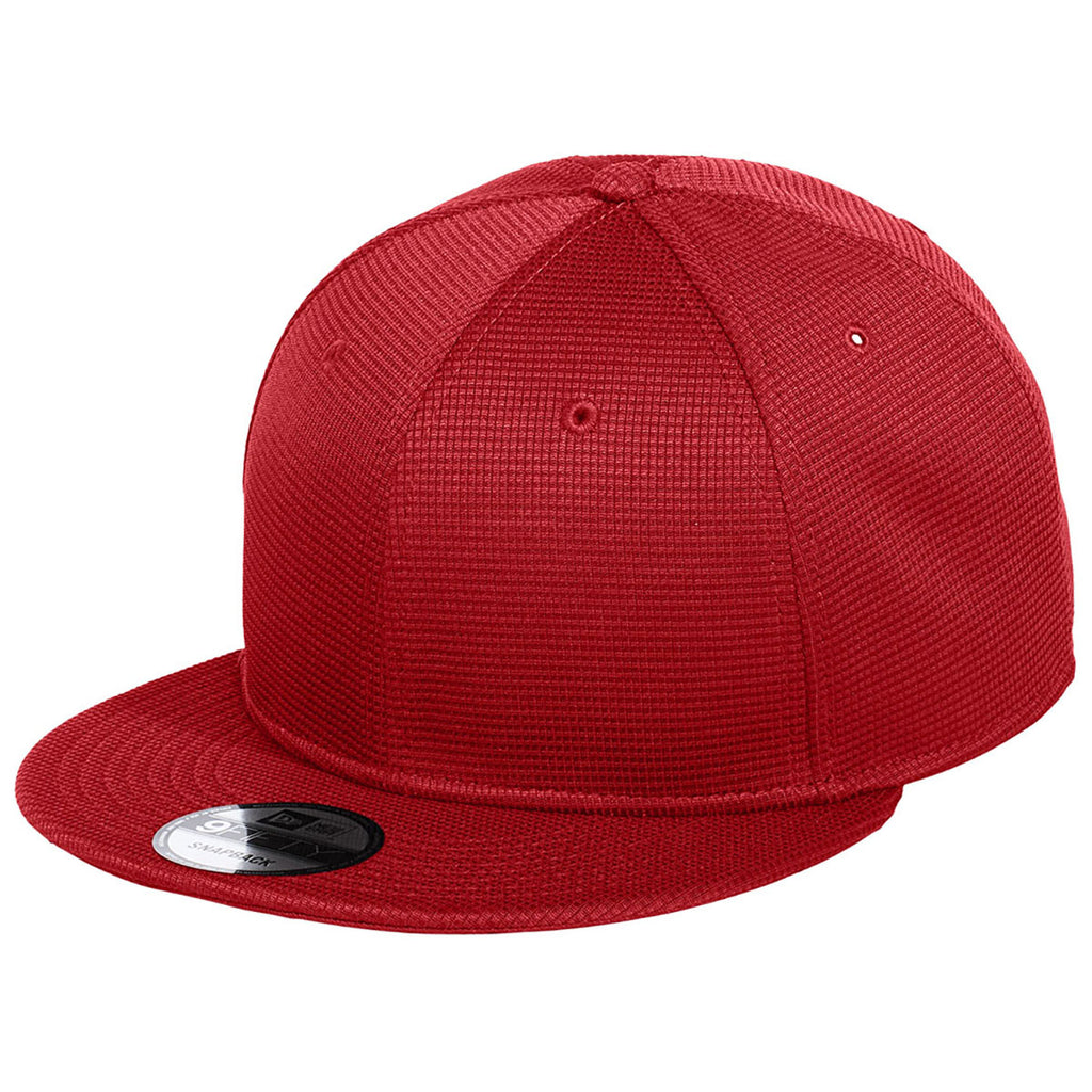 New Era Scarlet Pivot Flat Bill Snapback Cap
