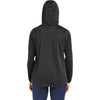 North End Women's Black Heather Network Lightweight Jacket