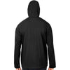 North End Men's Black/Carbon Aura Lightweight Packable Anorak