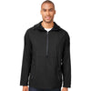 North End Men's Black/Carbon Aura Lightweight Packable Anorak