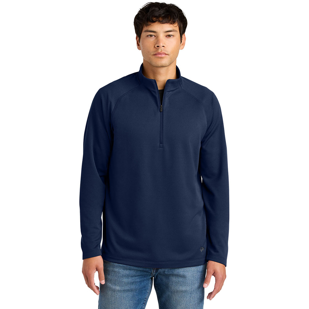 New Era Men's True Navy Stand Out 1/4-Zip