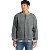 New Era Men's Grey Frost Varsity Heavyweight Fleece Jacket