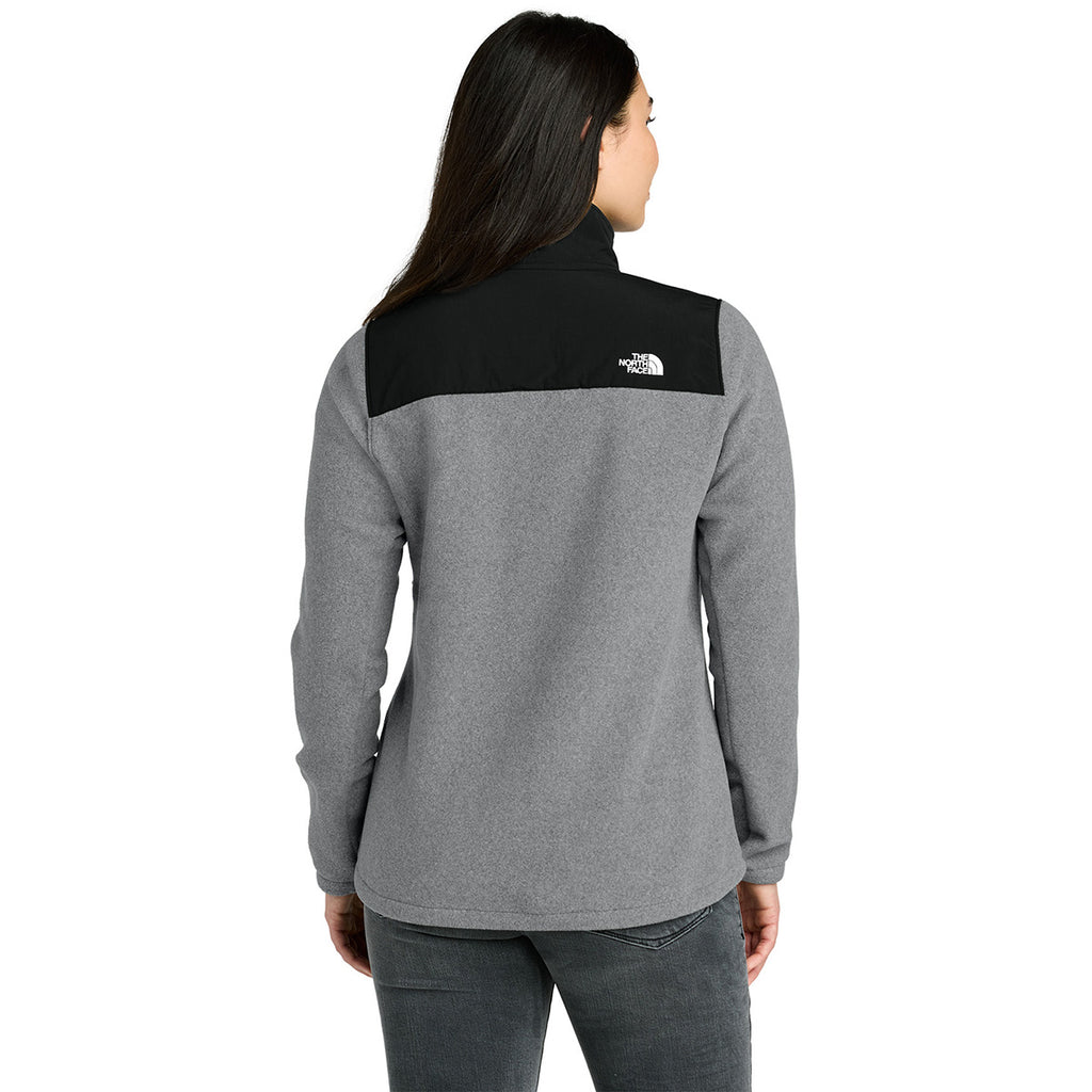 The North Face Women's TNF Medium Grey Heather/ TNF Black Highest Peak Full-Zip Fleece Jacket