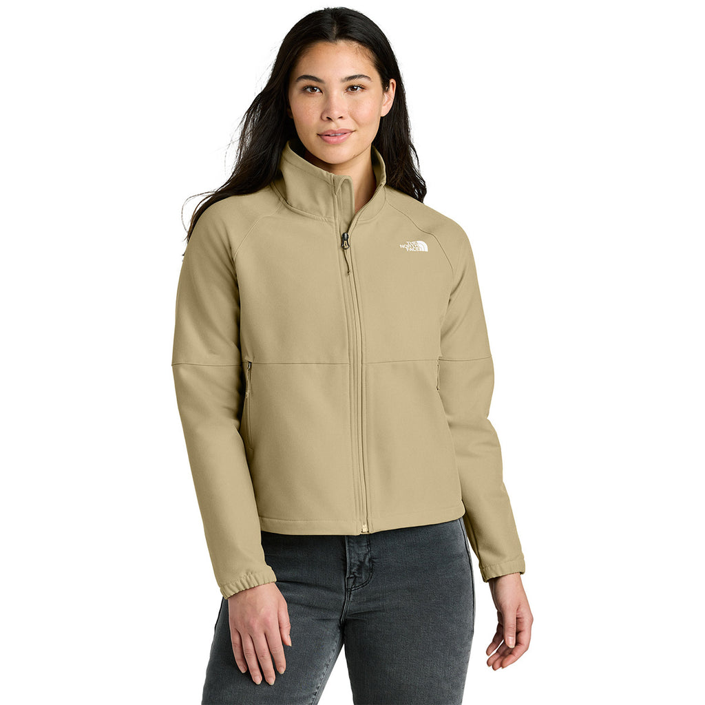 The North Face Women's Khaki Stone Dark Heather Barr Lake Soft Shell Jacket