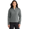 The North Face Women's Smoked Pearl Grey Aim 1/4-Zip Fleece