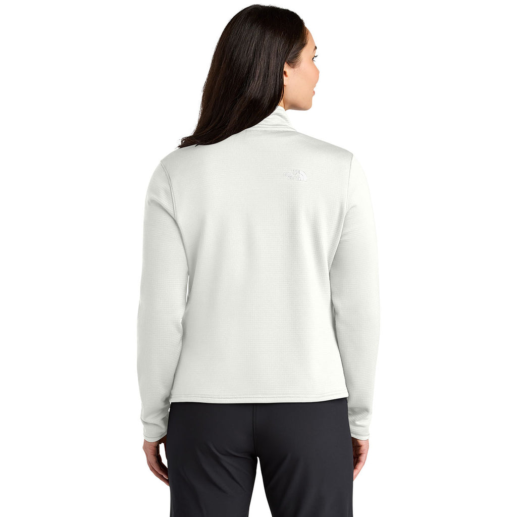 The North Face Women's White Dune Aim 1/4-Zip Fleece