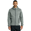 Nike Men's Dark Grey Heather Tech Fleece Full-Zip Hoodie