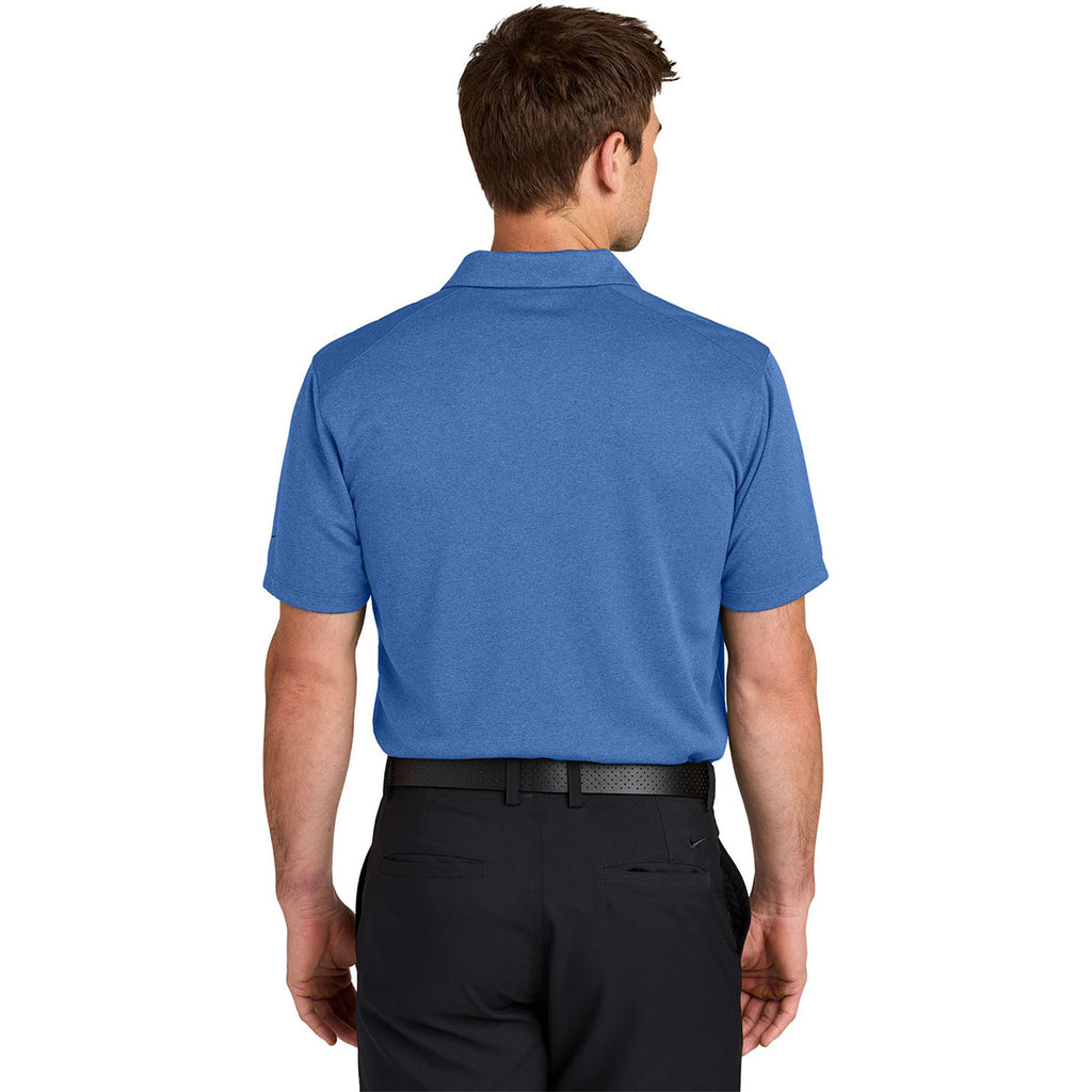 Nike Men's Game Royal Heather Dri-FIT Smooth Heather Polo