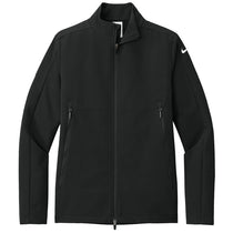 Nike Men's Black Full-Zip Soft Shell Jacket