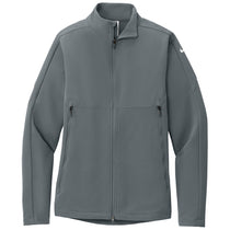 Nike Men's Dark Grey Full-Zip Soft Shell Jacket