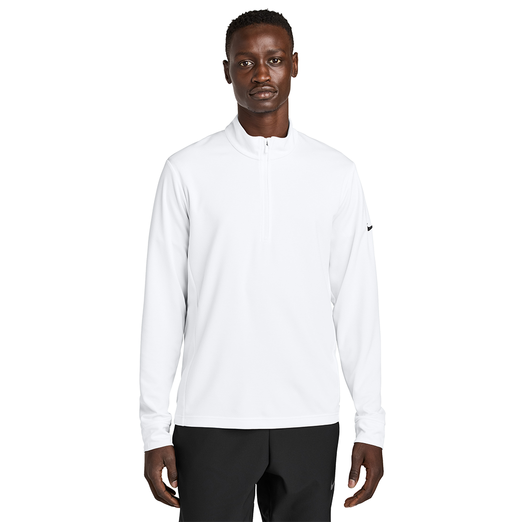 Nike Men's White Essential 1/2-Zip Cover-Up