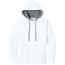 Next Level Men's White/Heather Gray Laguna Hoodie