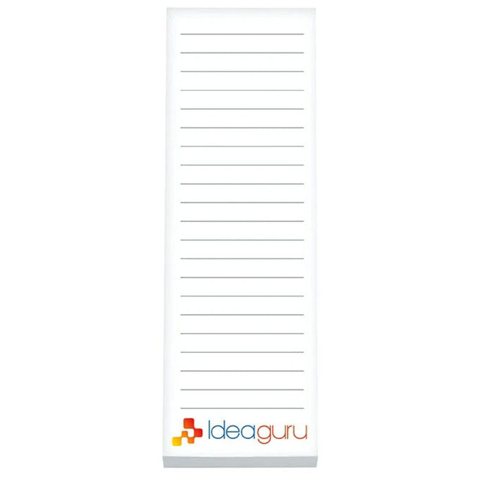 Souvenir White 3" x 9" Scratch Pad, 50 Sheet with Magnet