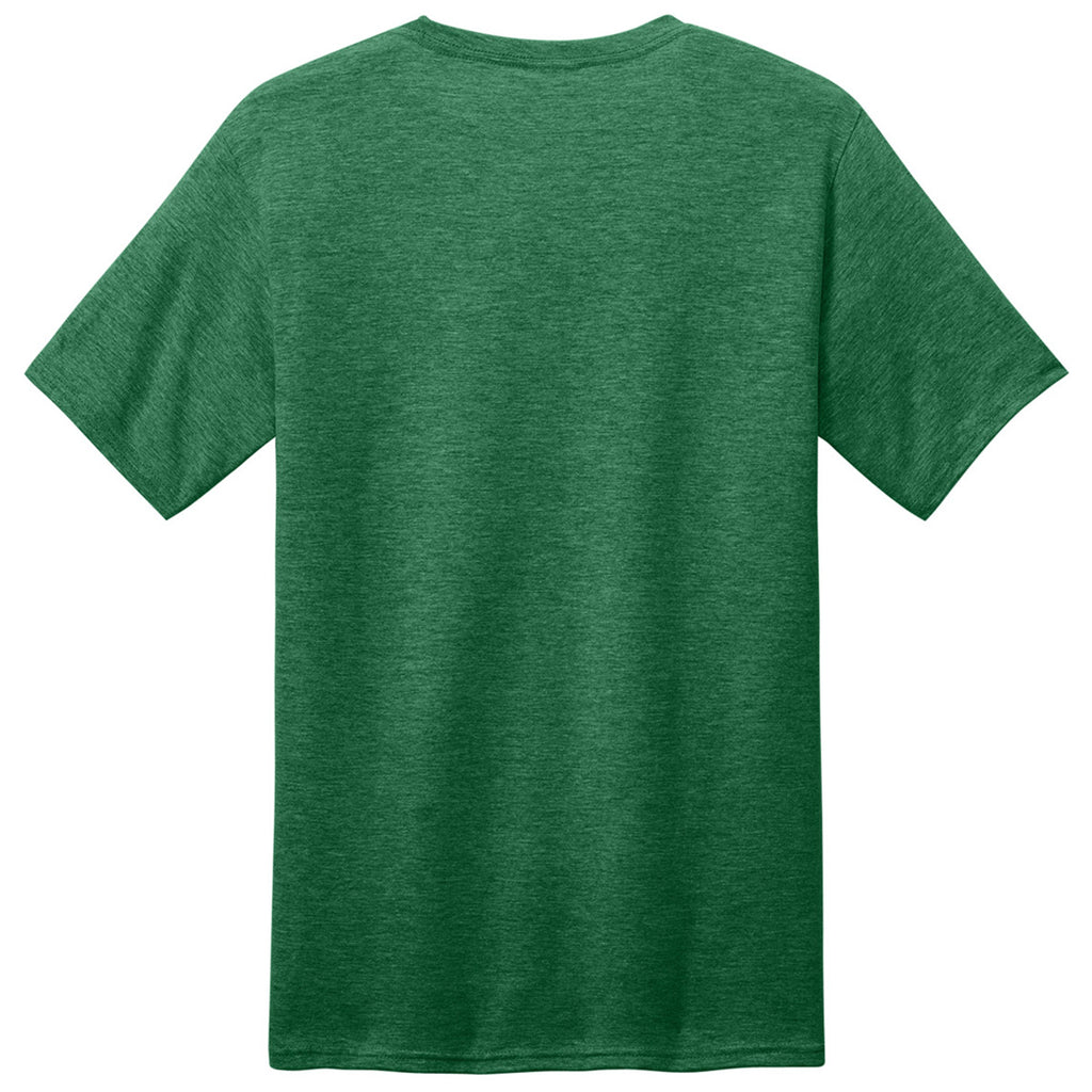 Port & Company Unisex Athletic Kelly Green Heather CVC Tee