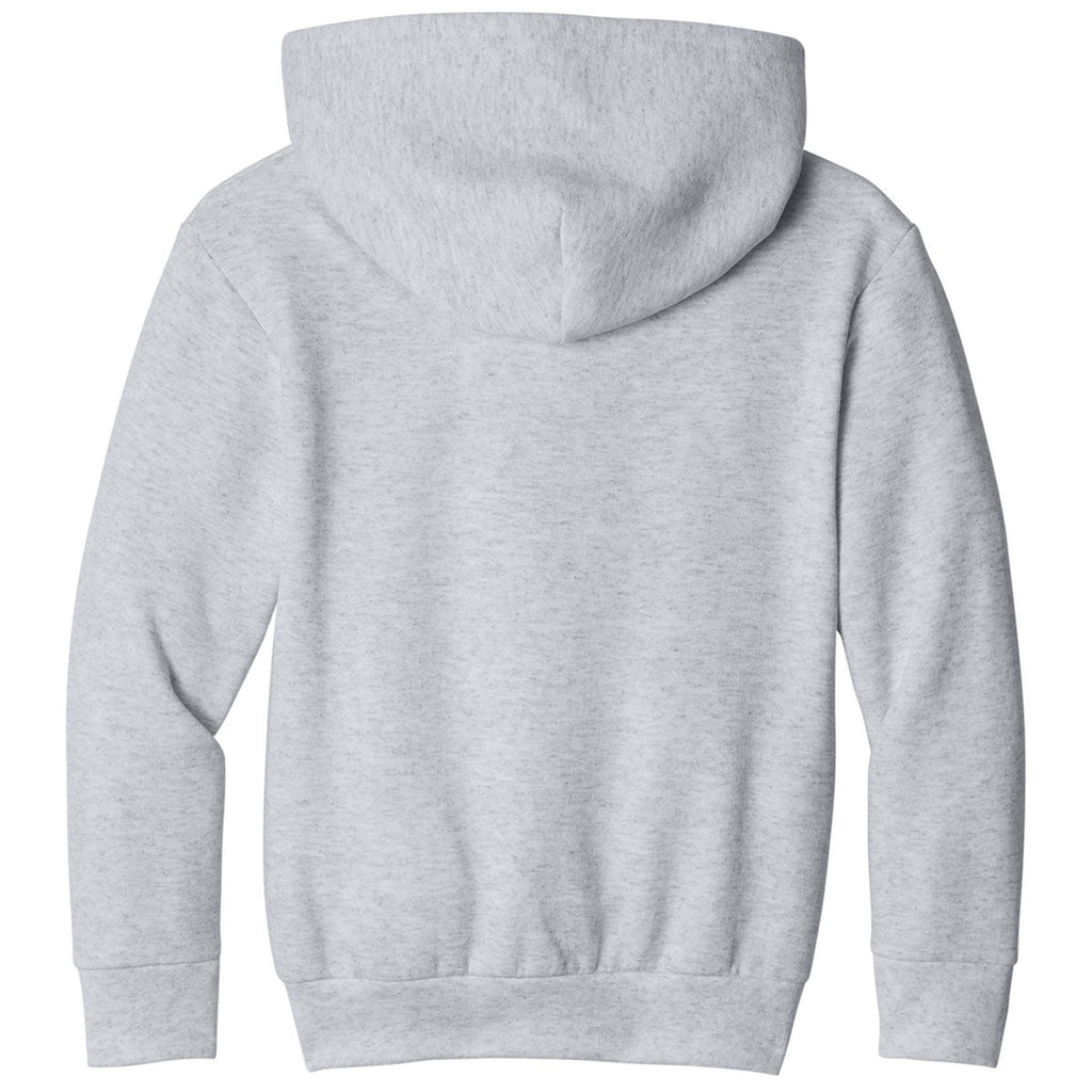 Port & Co. Youth Ash Easy Fleece Pullover Hooded Sweatshirt