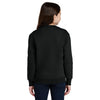 Port & Company Youth Jet Black Core Fleece Crewneck Pocket Sweatshirt