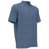 Perry Ellis Men's Insignia Blue Heather Double Knit Polo