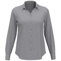 Perry Ellis Women's Quiet Shade Heathered Woven Shirt